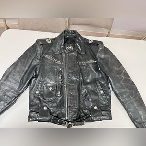 Harley-Davidson Black Leather Biker Jacket